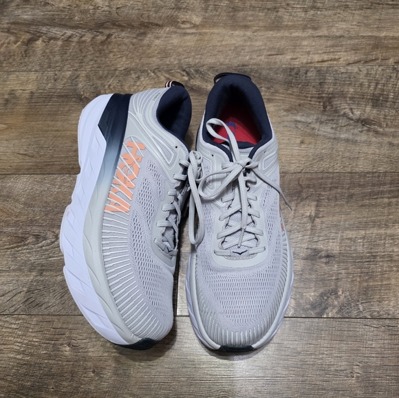 Hoka One Bondi 7 Sneaker Women Size 12D Wide Fits Men 11D - Picture 2 of 15